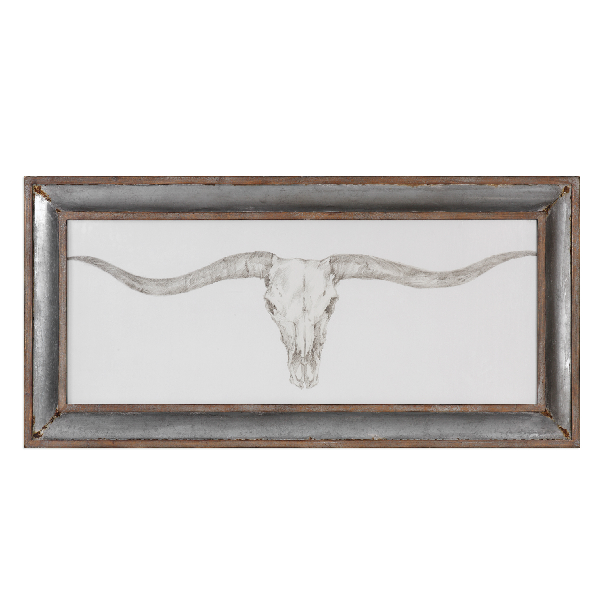 Picture of WESTERN SKULL MOUNT PRINT
